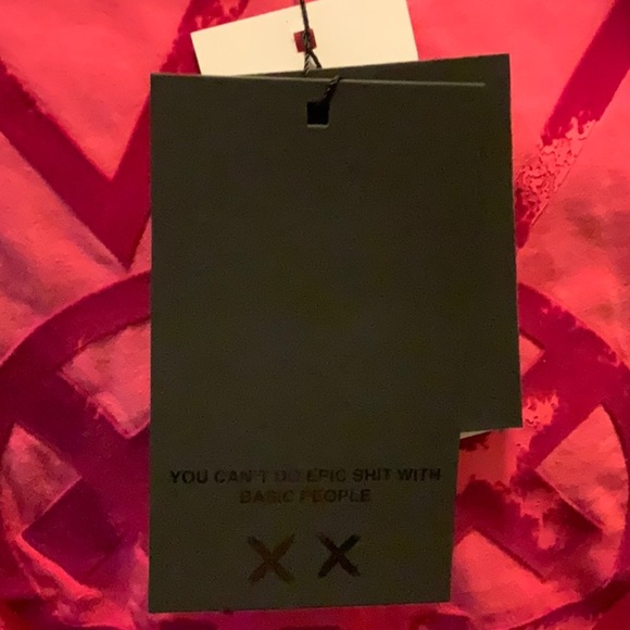 NWT Cult of Individuality Shimuchan Logo Short Sleeve Shirt in Vintage Red (S) - Picture 7 of 7